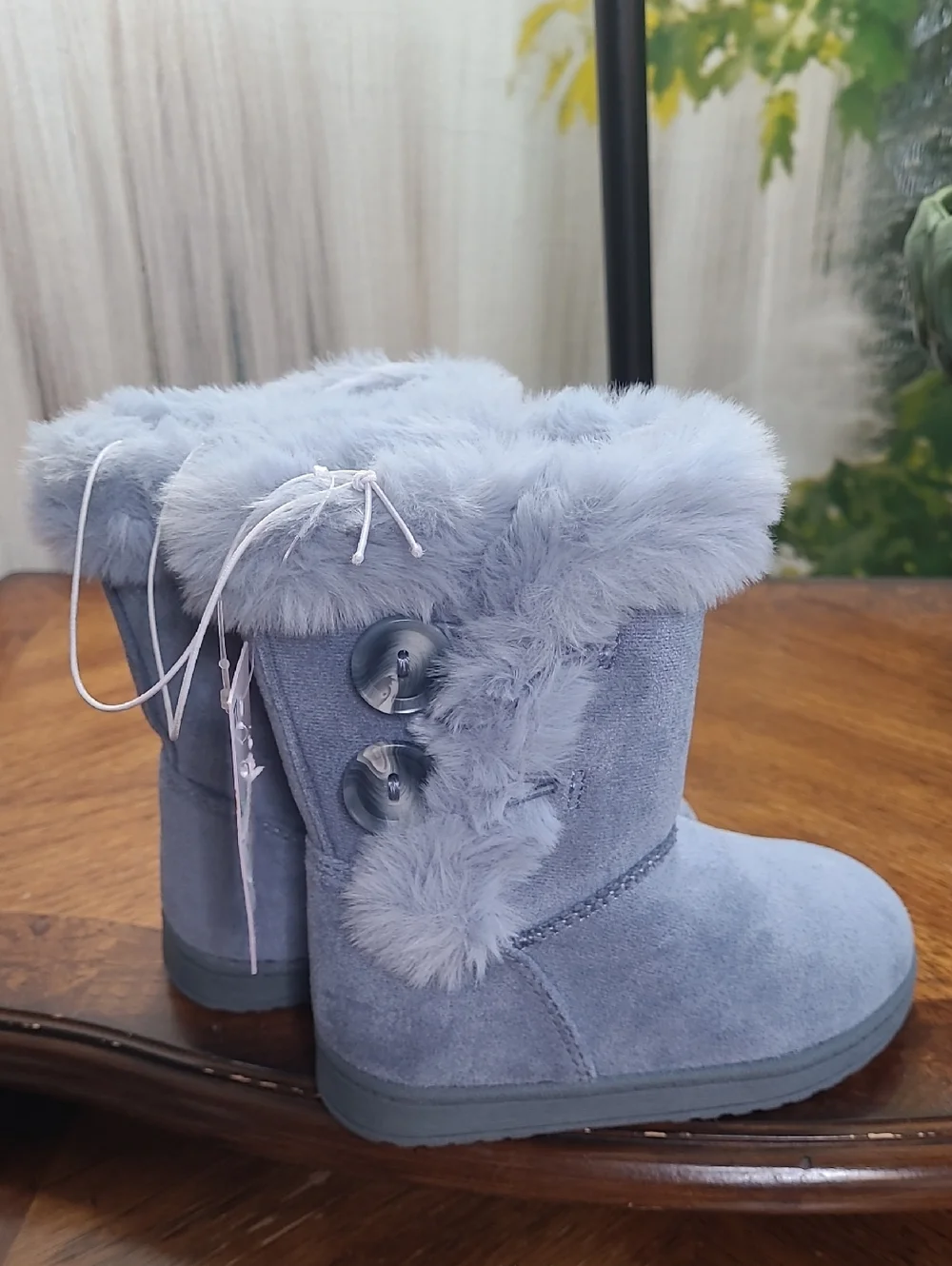 New with tags! Jumping Beans Noraa Girls 7 toddler faux suede blue ankle boots